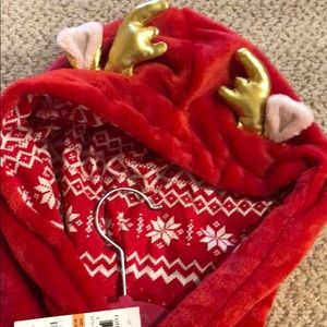 Epic Threads Shirts & Tops - Reindeer velour hoodie Epic Threads Shirts & Tops - Reindeer velour hoodie